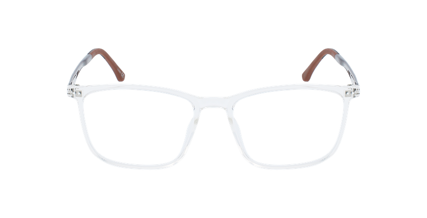 GAFAS GRADUADAS hombre MAGIC 124 CARBONE marrón - vista de frente