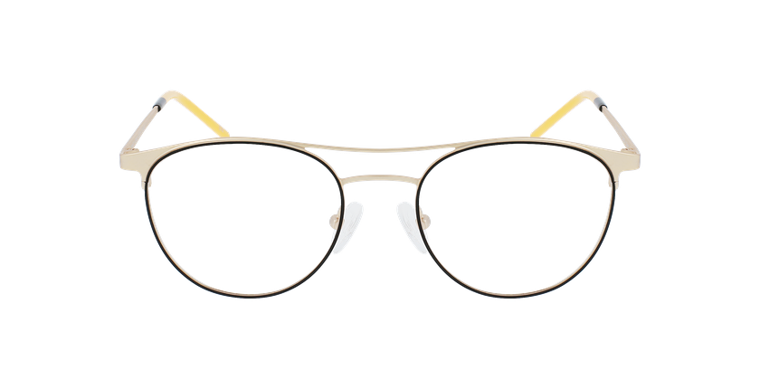 GAFAS GRADUADAS mujer MAGIC 151 negro/dorado - vista de frente