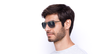 GAFAS DE SOL hombre JOHN gris - vue de 3/4