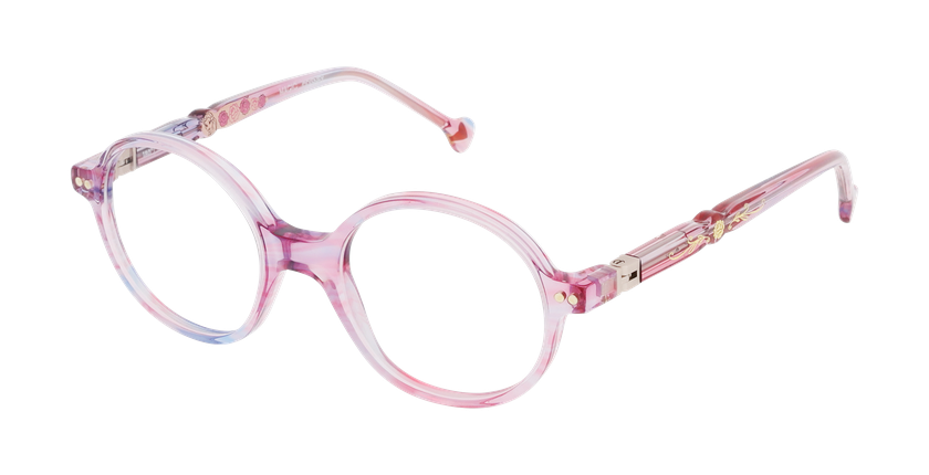 GAFAS GRADUADAS niños PRINCESS 13 rosa - vista de frente