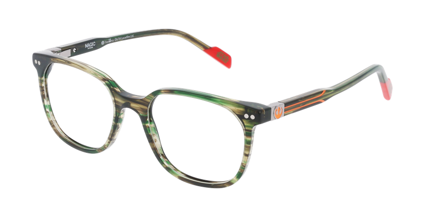 GAFAS GRADUADAS niños 6 verde - vista de frente
