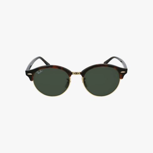 GAFAS DE SOL CLUBROUND carey/rojo vista de frente