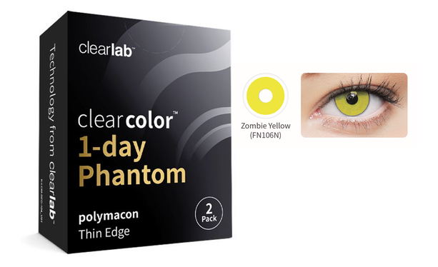 Lentillas CLEARCOLOR PHANTOM DIARIAS- 2L - vista de frente