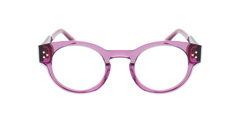 GAFAS GRADUADAS mujer CARACTÈRES FIDELE rosa - vista de frente