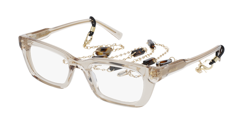 GAFAS GRADUADAS mujer CARACTÈRES CRÉATIVE marrón - vista de frente