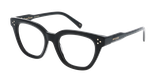 GAFAS GRADUADAS mujer CARACTÈRES ARTISTE negro - vista de frente