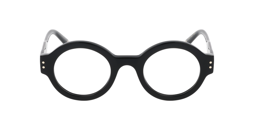 GAFAS GRADUADAS mujer DIPLOMATE negro/dorado - vista de frente