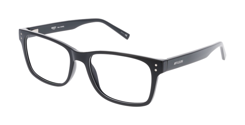 GAFAS GRADUADAS hombre DANIEL negro - vista de frente