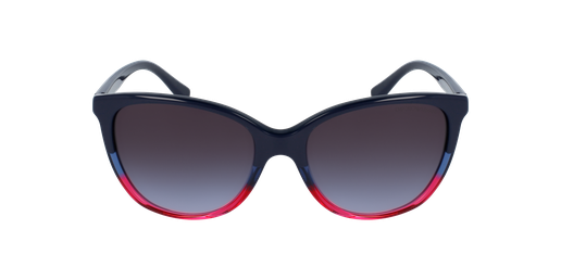 GAFAS DE SOL mujer 0EA4110 negro/azul vista de frente