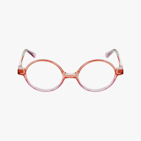 GAFAS GRADUADAS niños RZERO19 rosa vista de frente