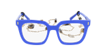 GAFAS GRADUADAS mujer CARACTÈRES RÊVEUSE azul - vista de frente