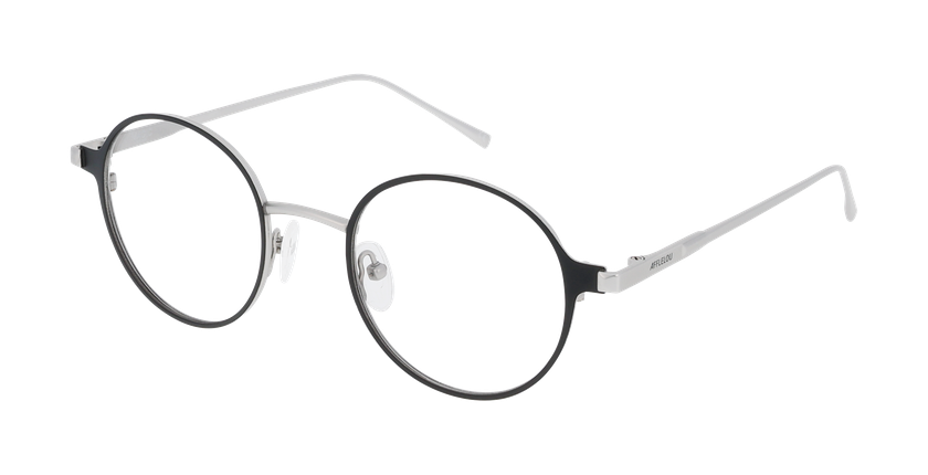 GAFAS GRADUADAS hombre MAGIC315 negro/plateado - vista de frente