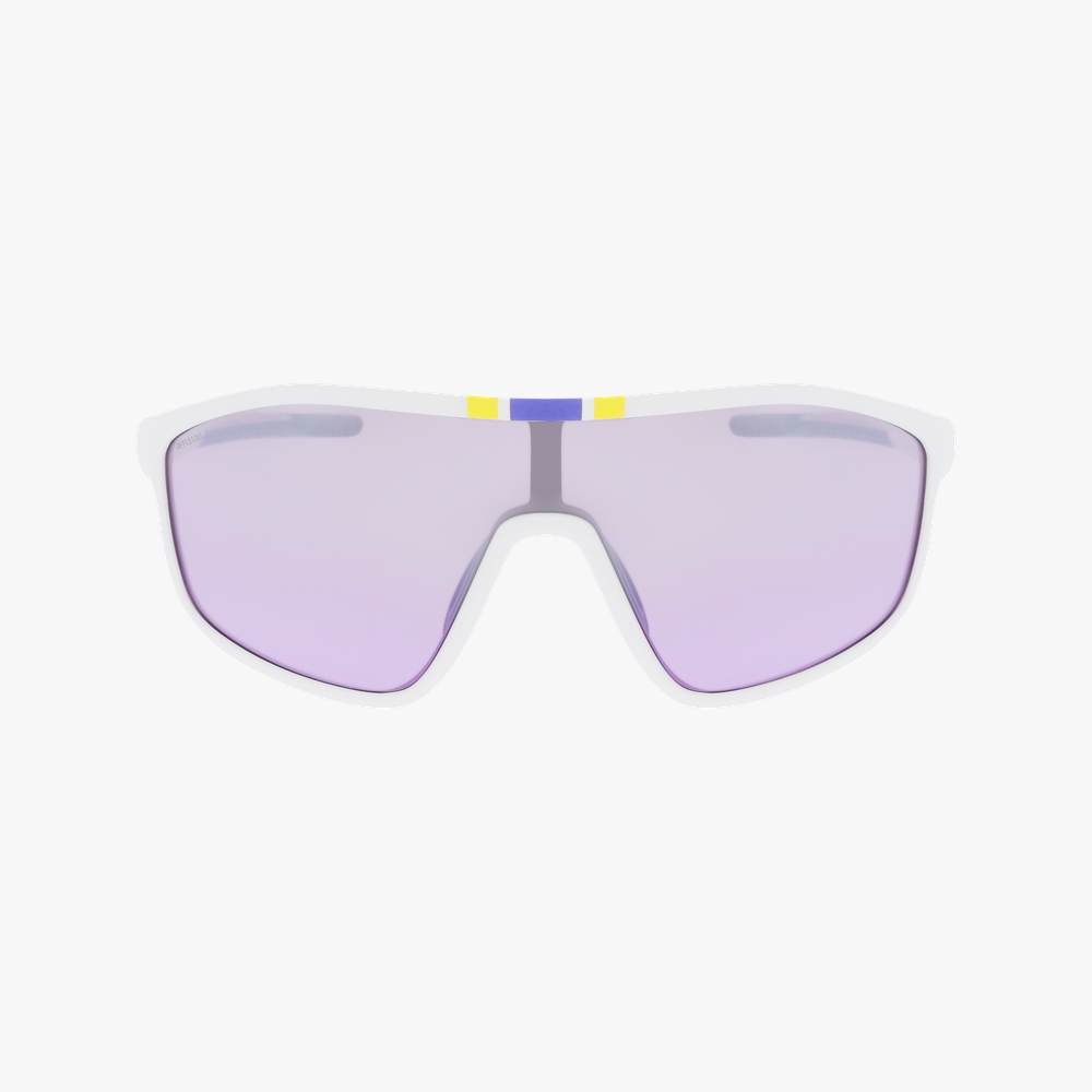 GAFAS DE SOL AZUL blanco - vista de frente