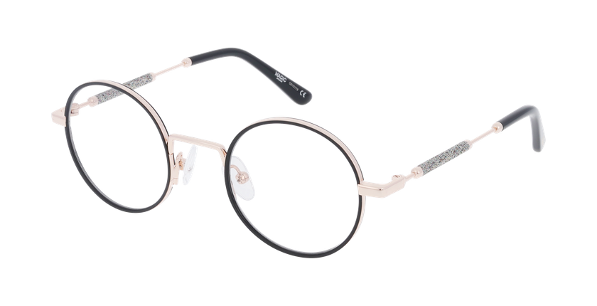 GAFAS GRADUADAS mujer MAGIC193 negro/dorado - vista de frente