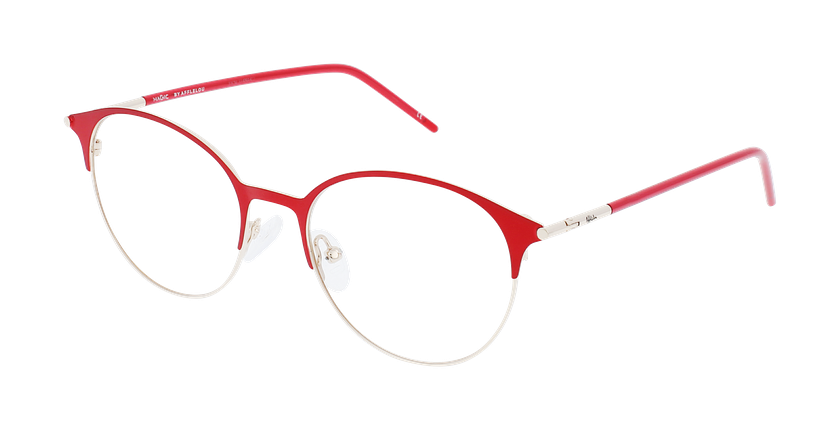 GAFAS GRADUADAS mujer MAGIC 100 rojo/negro - vista de frente