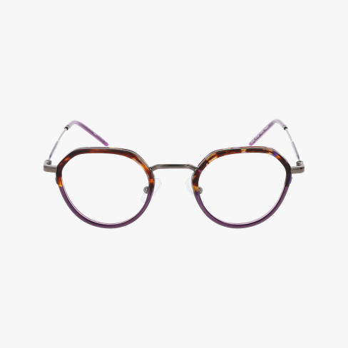 GAFAS GRADUADAS hombre MAGIC226 carey/morado vista de frente