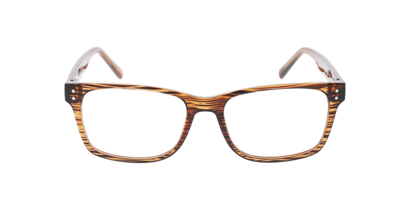 GAFAS GRADUADAS hombre DANIEL marrón - vista de frente