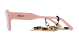 GAFAS GRADUADAS mujer CARACTÈRES AUTHENTIQUE rosa/dorado - vista de frente