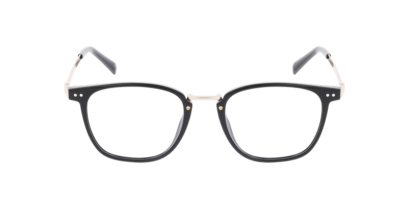 GAFAS GRADUADAS hombre DAMON negro/dorado - vista de frente