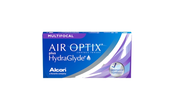 Lentillas Air Optix Hydraglyde Multifocal MENSUALES - 3L - vista de frente