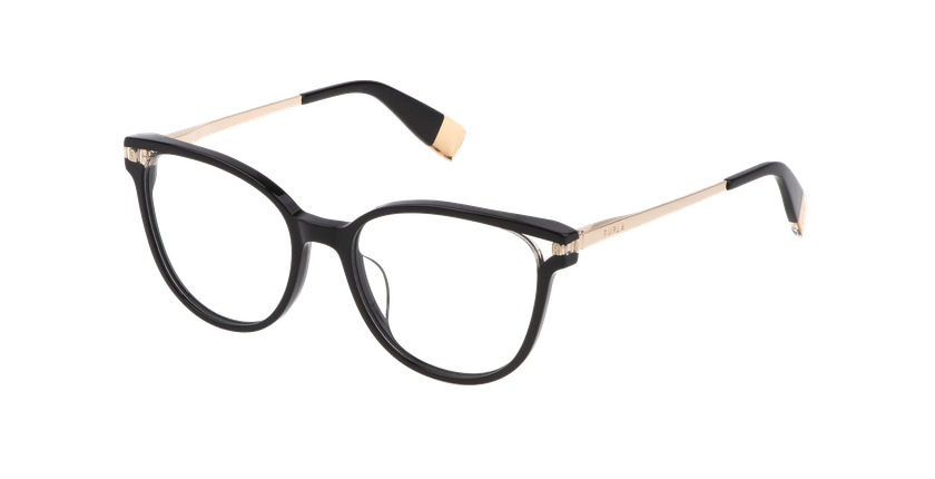 GAFAS GRADUADAS mujer VFU580 negro brillante - vista de frente