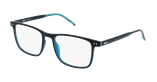 GAFAS GRADUADAS hombre MAGIC VIVIEN negro/verde - vista de frente