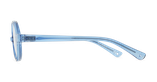 GAFAS GRADUADAS niños RZERO19 azul cristal/negro - vista de frente