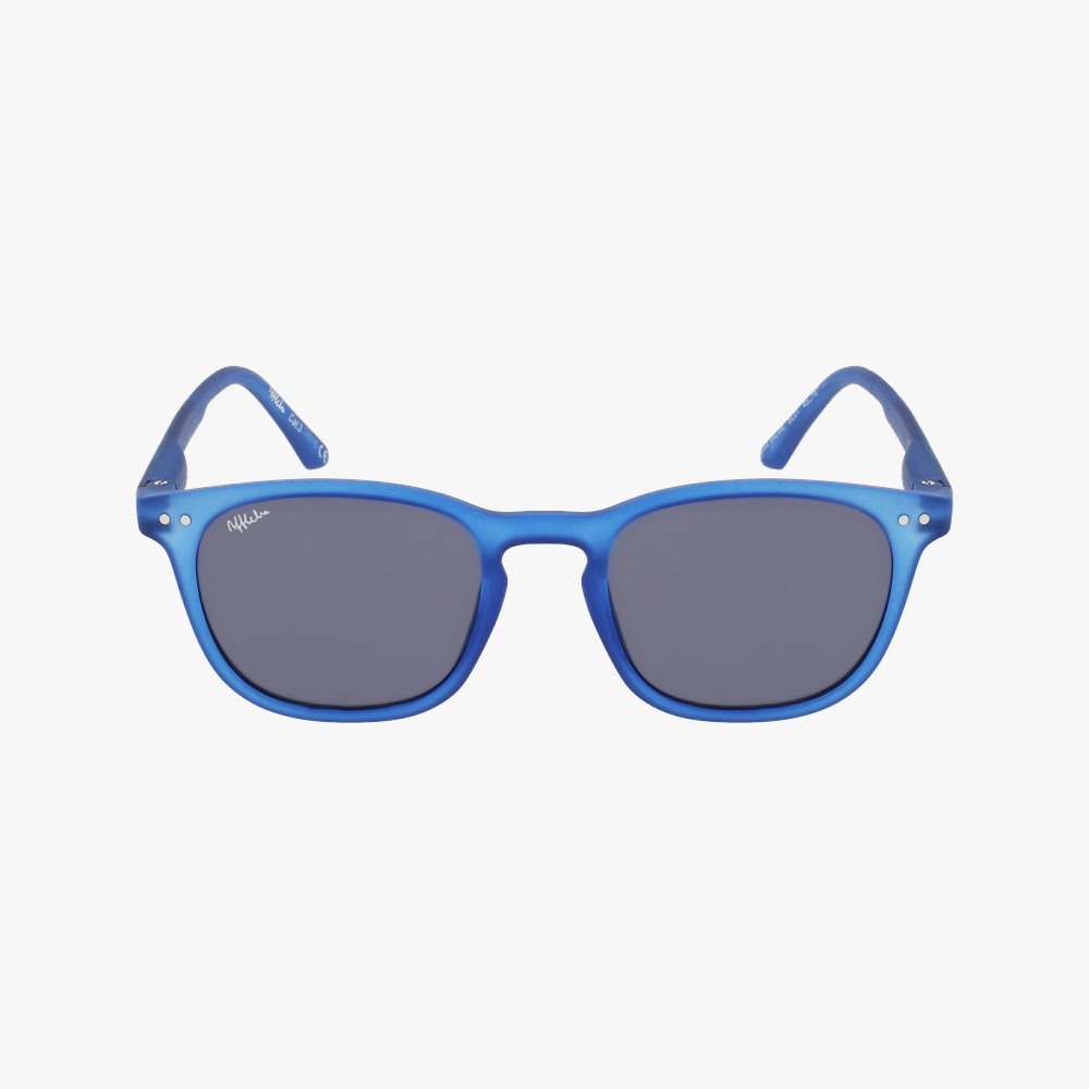 GAFAS DE SOL niños VALME azul/azul oscuro mate - vista de frente