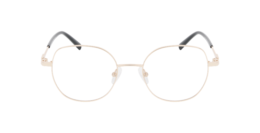 GAFAS GRADUADAS mujer LOELIE dorado/negro - vista de frente