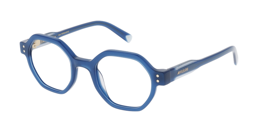 GAFAS GRADUADAS mujer PERSUASIVE azul - vista de frente