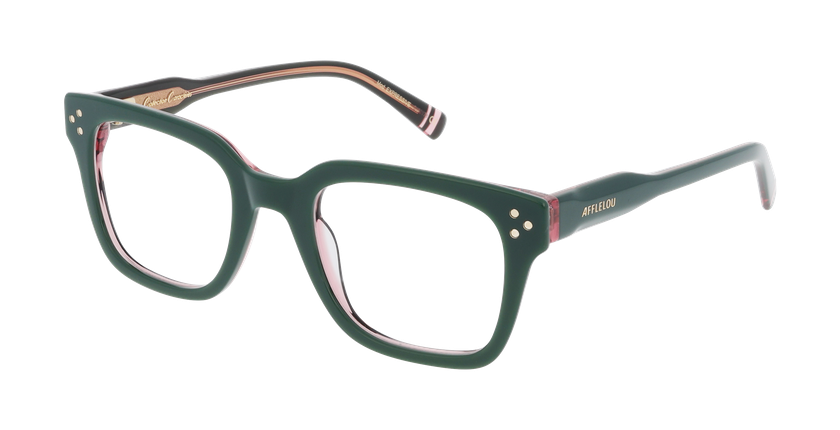 GAFAS GRADUADAS mujer CARACTÈRES EXPRESSIVE verde - vista de frente
