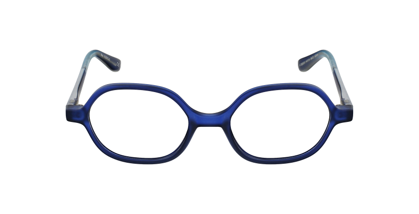 GAFAS GRADUADAS niños RZERO20 azul/negro - vista de frente