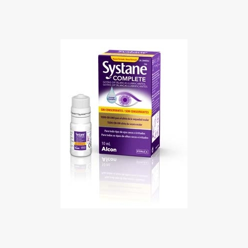 Systane Complete MDPF  sin conservantes 10 ml - vista de frente