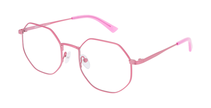GAFAS GRADUADAS mujer RZERO40 rosa/dorado - vista de frente