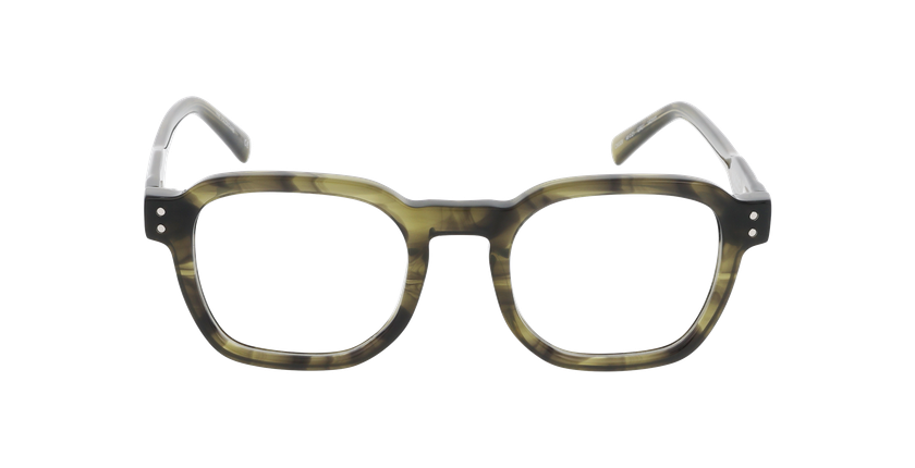 GAFAS GRADUADAS hombre CARACTÈRES VOLONTAIRE verde - vista de frente
