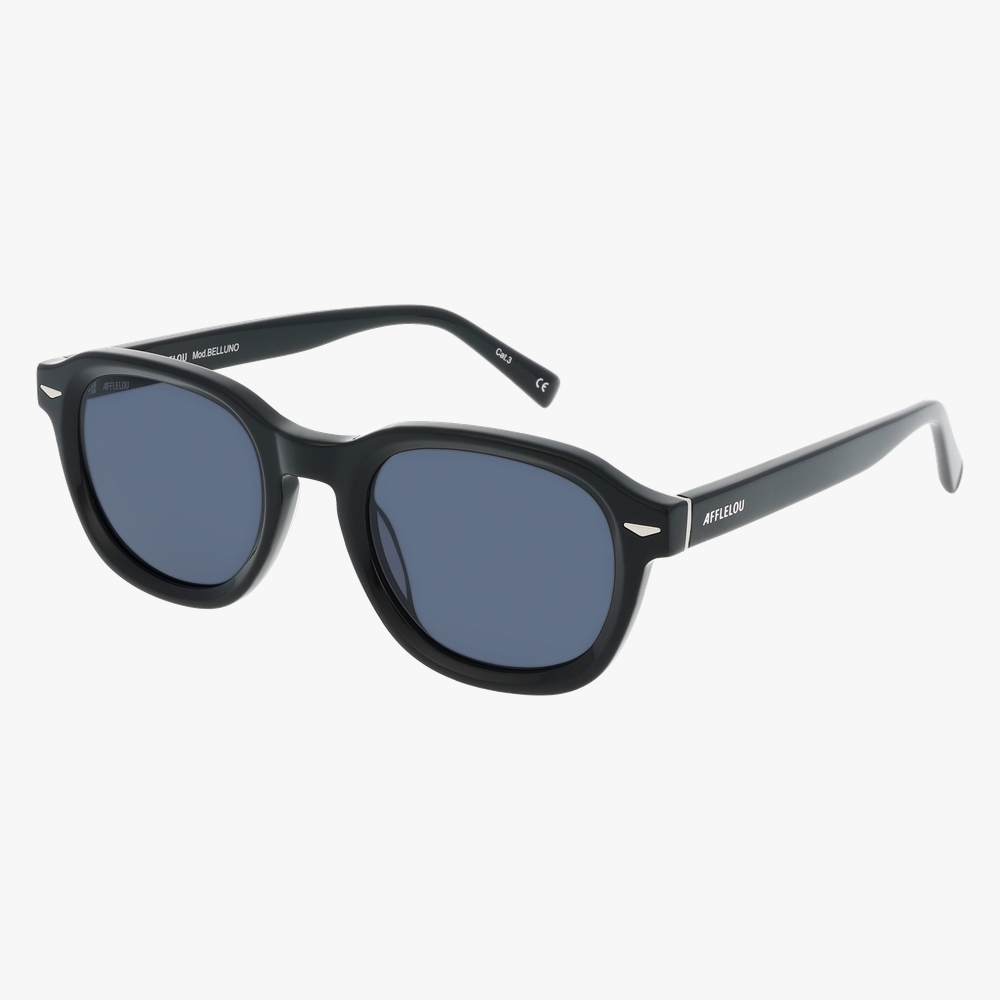 GAFAS DE SOL hombre BELLUNO negro - vista de frente