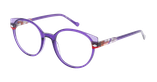 GAFAS GRADUADAS mujer MAGIC281 morado/rosa - vista de frente