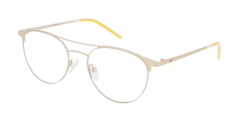 GAFAS GRADUADAS mujer MAGIC 151 blanco/dorado - vista de frente