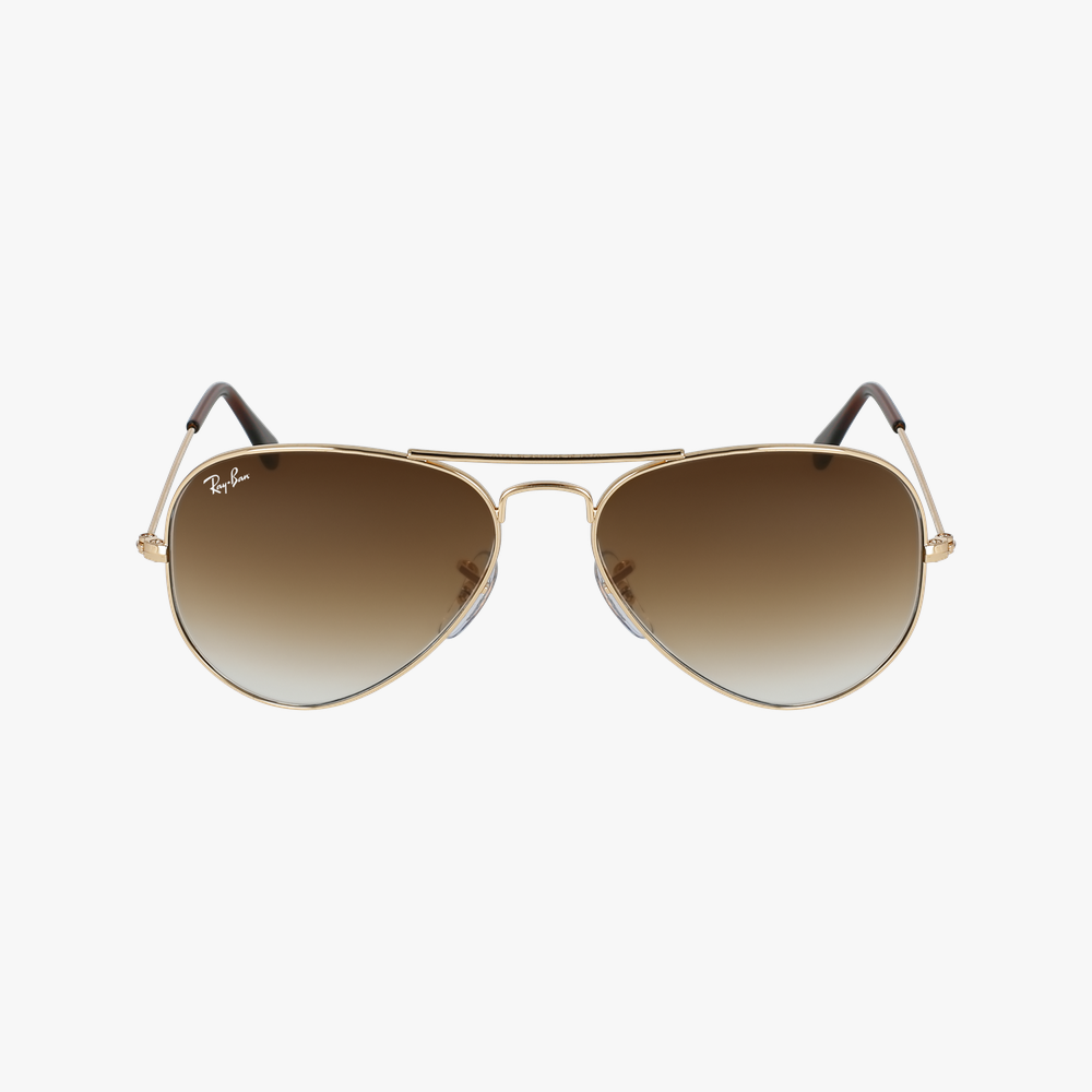 GAFAS DE SOL AVIATOR LARGE METAL dorado - vista de frente