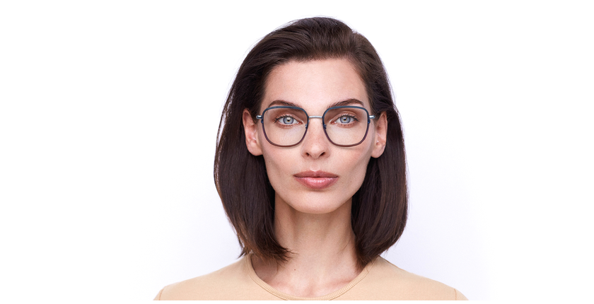 GAFAS GRADUADAS mujer MAGIC 186 azul/rosa - vista de frente