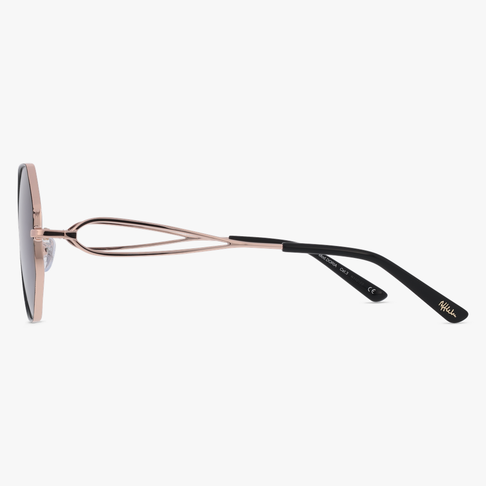 GAFAS DE SOL mujer DORIA dorado/negro - vista de frente