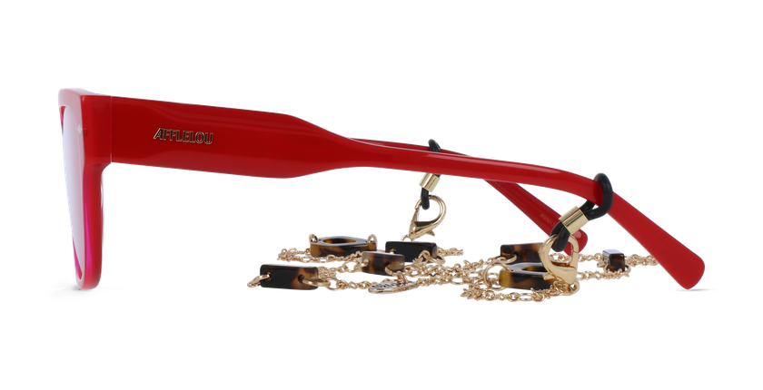 GAFAS GRADUADAS mujer CARACTÈRES AUDACIEUSE rojo - vista de frente