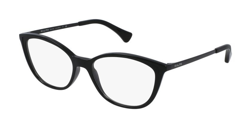 GAFAS GRADUADAS mujer RA7114 negro brillante - vista de frente