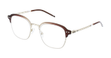 GAFAS GRADUADAS mujer MAGIC 200 marrón/dorado - vista de frente