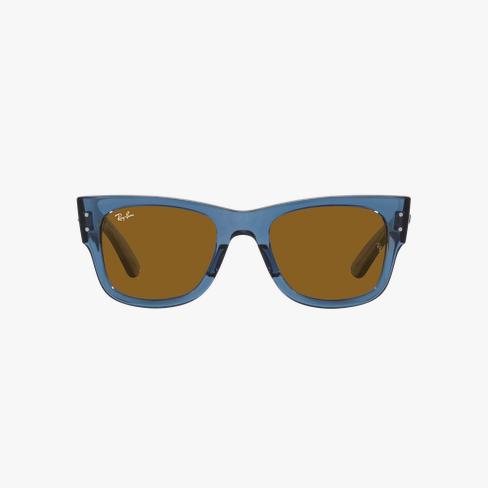 GAFAS DE SOL MEGA WAYFARER 0RB0840S negro azul vista de frente