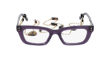GAFAS GRADUADAS mujer CARACTÈRES CRÉATIVE morado - vista de frente