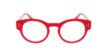 GAFAS GRADUADAS mujer CARACTÈRES FIDELE rojo/rosa - vista de frente
