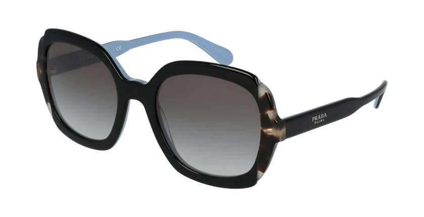 GAFAS DE SOL mujer 0PR 16US negro/carey - vue de 3/4