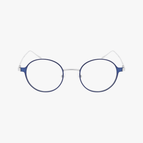 GAFAS GRADUADAS hombre MAGIC315 azul/plateado vista de frente