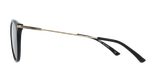 GAFAS GRADUADAS mujer NAWELL negro/dorado - vista de frente